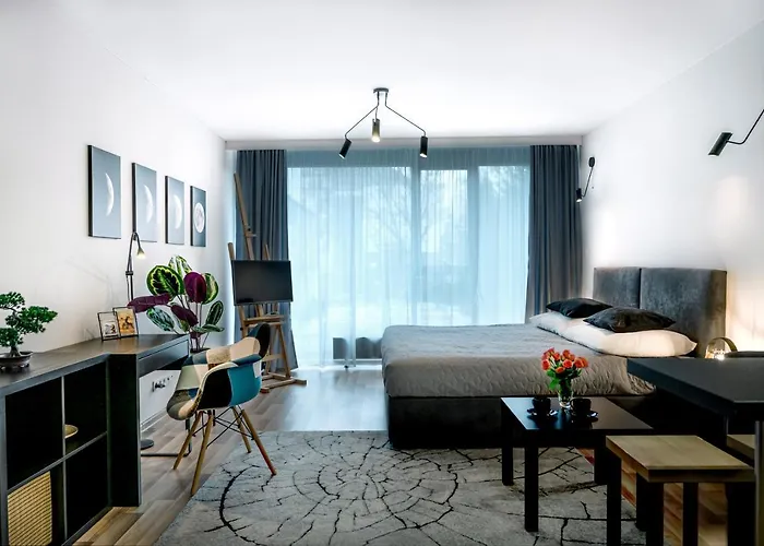 Апартаменты Easy Rent - Silver 9, Basen & Spa, Centrum Free Parking 24h Check-in Люблин